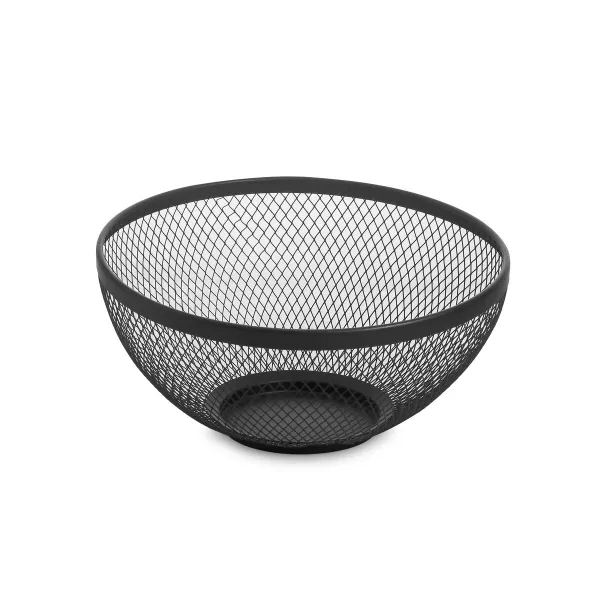 Vaisių dubuo Confortime Juoda Metalinis 26 x 12,5 cm (12 vnt.)