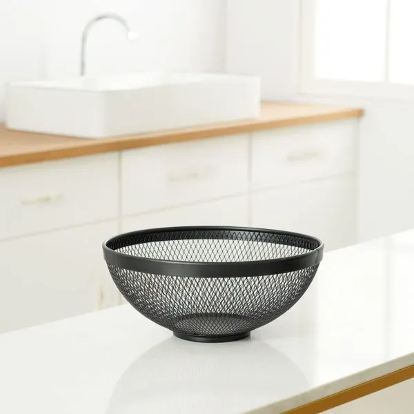 Vaisių dubuo Confortime Juoda Metalinis 26 x 12,5 cm (12 vnt.)