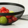 Vaisių dubuo Confortime Juoda Metalinis 26 x 12,5 cm (12 vnt.)