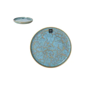 Поднос La Mediterránea Scratch blue Фарфор Круглая 20 x 2,3 cm (18 штук)