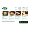 Air fryer paper Algon Ø 16 cm Brown 35 Pieces (24 Units)