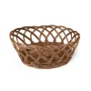 Duonos krepšelis My Bar RATTAN polipropileno Ovalus 26 x 20 x 8 cm (24 vnt.)
