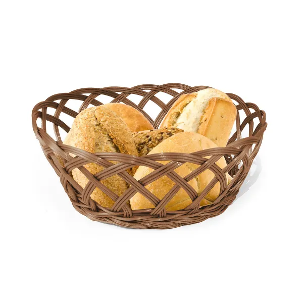 Duonos krepšelis My Bar RATTAN polipropileno Ovalus 26 x 20 x 8 cm (24 vnt.)