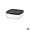 Padažinė Borgonovo Igloo lines Juoda Skaidrus stiklas 3,2 L (6 vnt.)