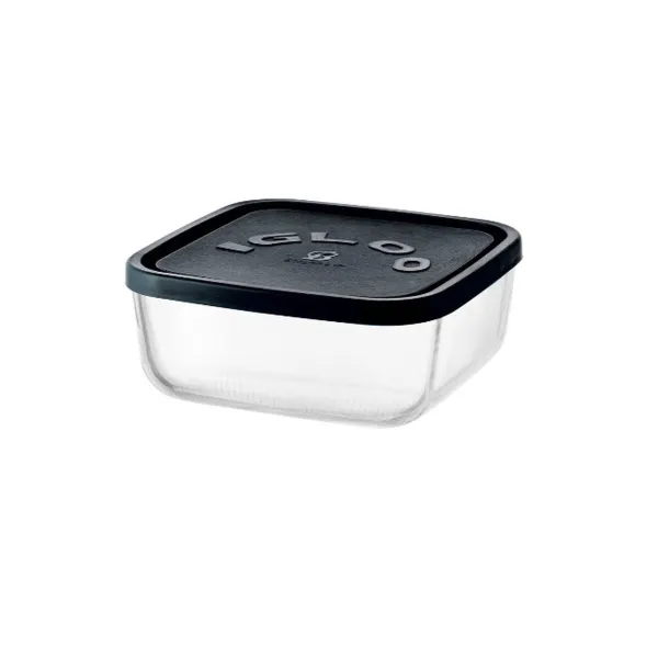 Padažinė Borgonovo Igloo lines Juoda Skaidrus stiklas 3,2 L (6 vnt.)