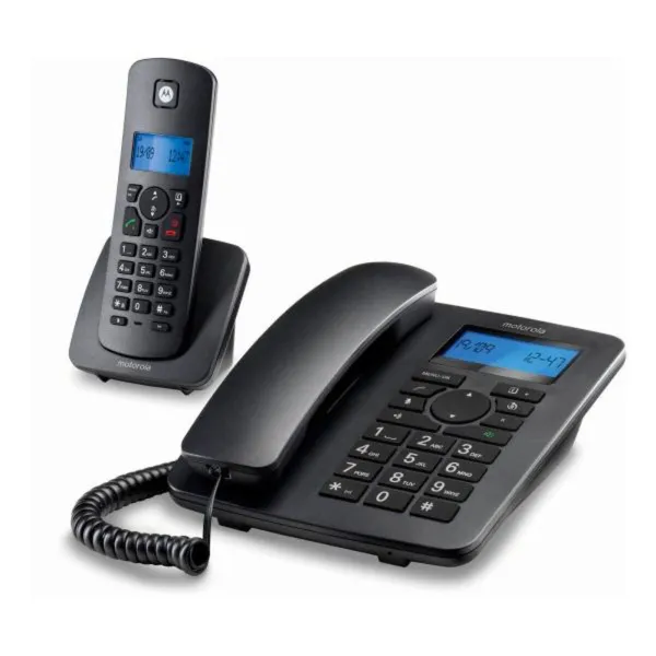 Lankapuhelin Motorola C4201 Combo DECT (2 pcs) Musta