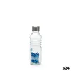Stikla Pudele La Mediterránea Drink more Water Zils Caurspīdīgs Stikls Tērauds 500 ml (24 gb.)
