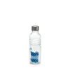 Stikla Pudele La Mediterránea Drink more Water Zils Caurspīdīgs Stikls Tērauds 500 ml (24 gb.)