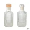 Stiklinis butelis La Mediterránea STRIPES stiklas 150 ml (24 vnt.)