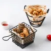 Basket for Presenting Aperitifs My Bar 10 x 10 x 7,5 cm (24 Units)