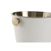 Ledus Spainis Home ESPRIT Balts Bronza Nerūsējošais tērauds Alumīnijs 17 x 14 x 13 cm