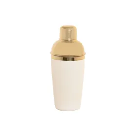 Шейкер Home ESPRIT Белый Позолоченный Нержавеющая сталь Алюминий 9,5 x 9,5 x 22 cm