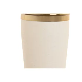 Шейкер Home ESPRIT Белый Позолоченный Нержавеющая сталь Алюминий 9,5 x 9,5 x 22 cm