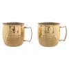 2 Piece Mug Set Home ESPRIT Golden Loft 480 ml (2 Units)