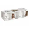 Glāžu komplekts Vivalto Caurspīdīgs Stikls 90 ml (12 gb.)