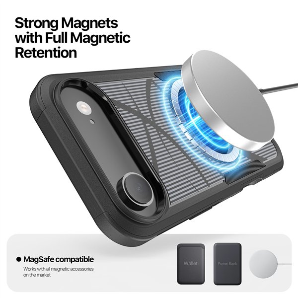 Case Dux Ducis Shld Apple iPhone Air black (Triangle Pattern)