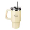 Thermal Cup with Lid Inoxibar Yellow 960 ml