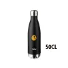 Nerūsējošā Tērauda Blašķe Inoxibar Smiley 500 ml Melns