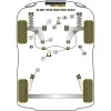 Silentblock Powerflex PFF85-505BLK Delantera 1 osaa