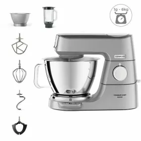 Virtuves Kombains Kenwood KVC85.124SI Sudrabains 1200 W