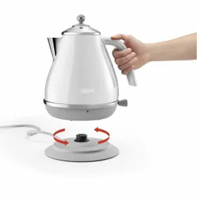 Vedenkeitin DeLonghi Valkoinen Ruostumaton teräs 1,7 L 2000 W