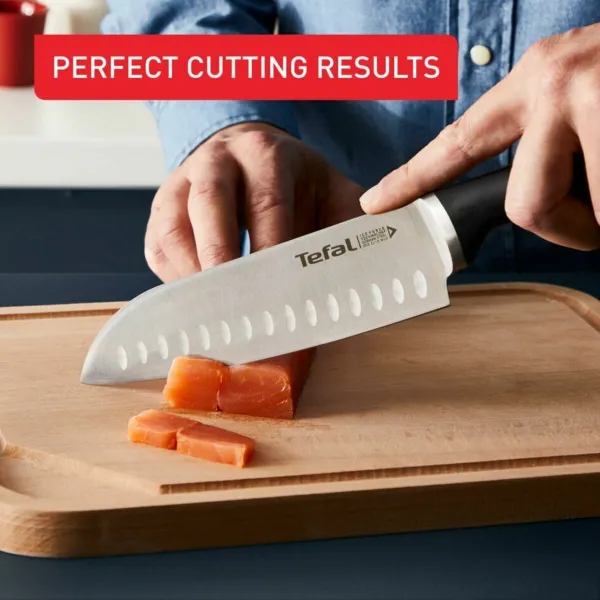 Kitchen Knife Tefal K2320914 ICE FO Black Medium Stainless steel 11 cm