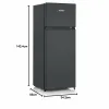 Kombinuotas šaldytuvas Severin DT8762      144 206 L Juoda
