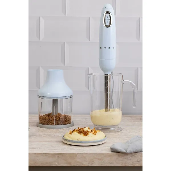 Multifunction Hand Blender with Accessories Smeg HBF03PBEU Blue 700 W