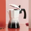 Italian Coffee Pot JATA HCAF2403 Cream Aluminium 3 Cups
