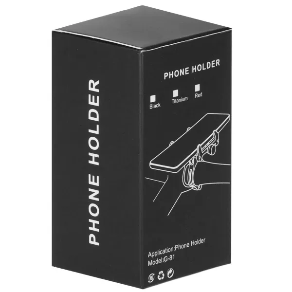 Bicycle phone holder Springos BA0059 aluminum