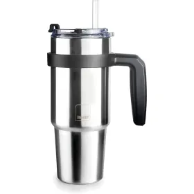 Muki kahvalla Ibili 669006 Harmaa Ruostumaton teräs 580 ml