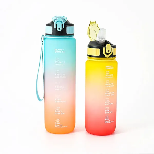 Бутылка с водой Bewinner Разноцветный 800 ml 7,5 x 23,5 cm (12 штук)