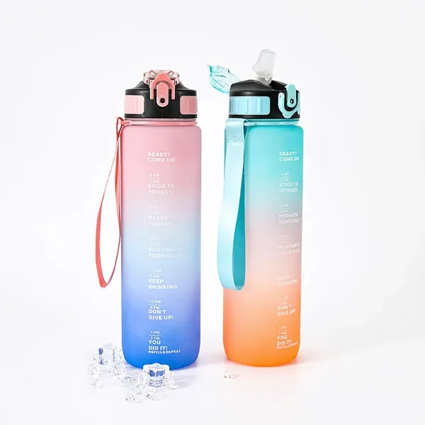 Бутылка с водой Bewinner Разноцветный 800 ml 7,5 x 23,5 cm (12 штук)