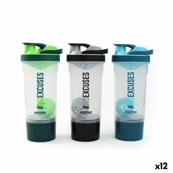 Бутылка с водой Bewinner 700 ml 10,5 x 25,5 cm (12 штук)
