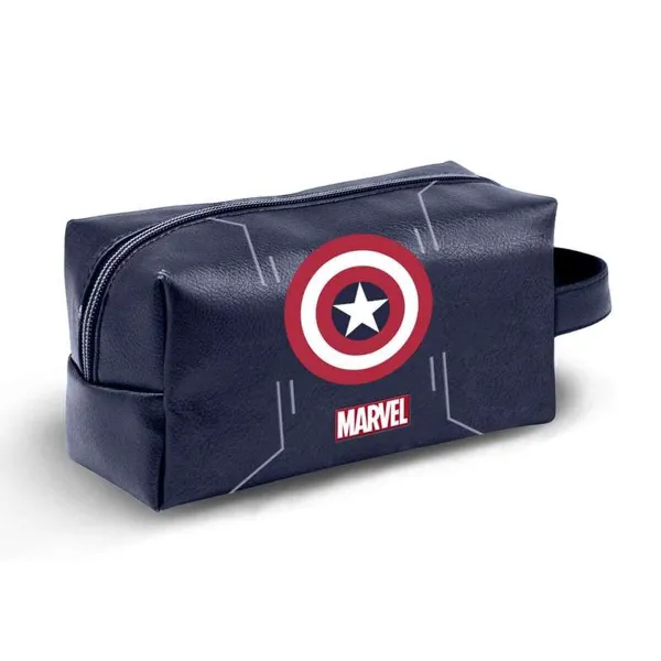 Ceļojumu Piederumu Somiņa Capitán América Tumši Zils PVC 13 x 27 x 13 cm
