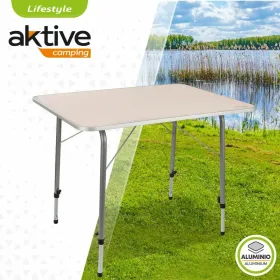 Galds Aktive 80 x 60 cm Balts Locīšana Kempings