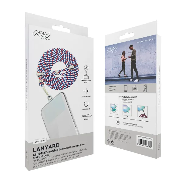 Mobilusis Telefonas Lanyard Myway Mėlyna Raudona