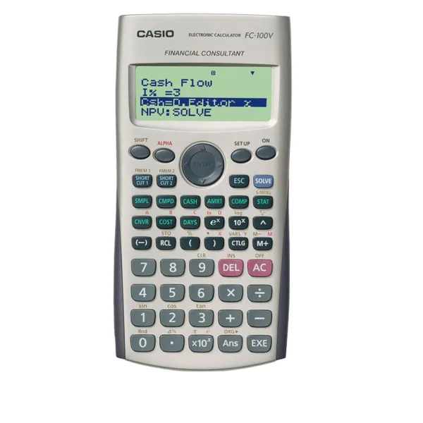 Teaduskalkulaator Casio Must 16 x 8 cm