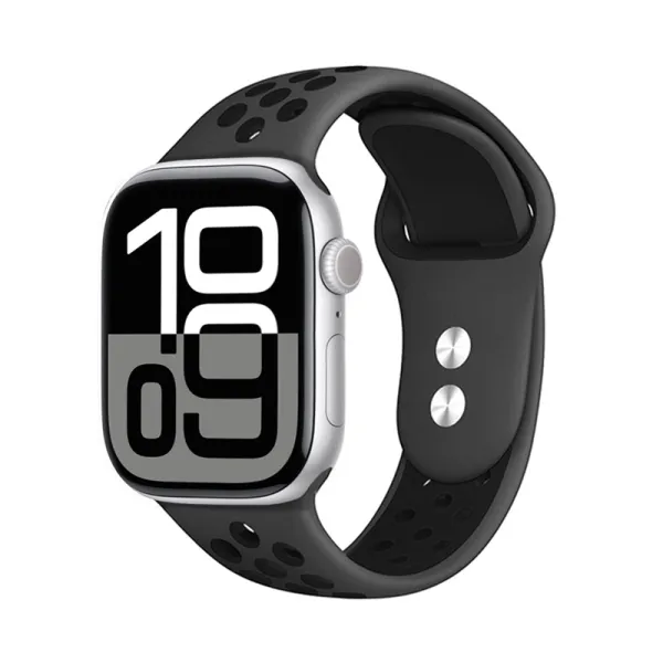 Crong Duo Sport - Apple Watch Band 38/40/41/42 mm (Gray/Black)