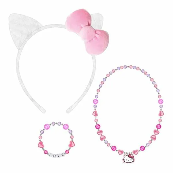Kaulakorut Hello Kitty Fuksia 3 Kappaletta