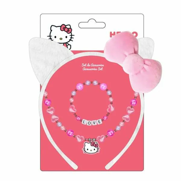 Kaulakorut Hello Kitty Fuksia 3 Kappaletta