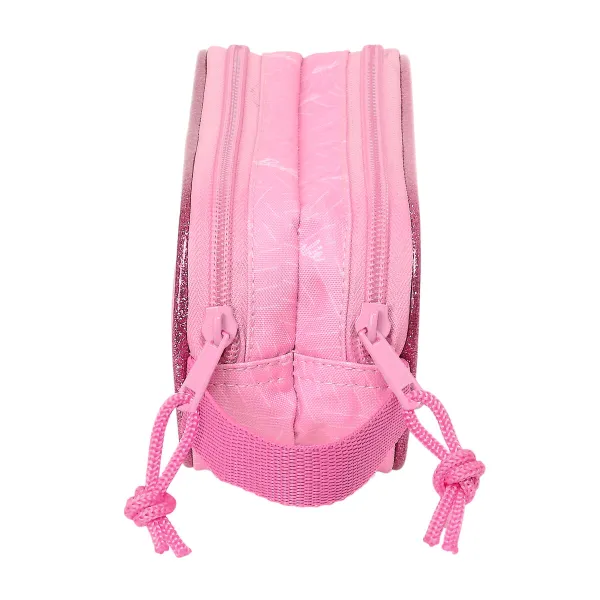 Двойной пенал Barbie Girl Розовый 21 x 8 x 6 cm