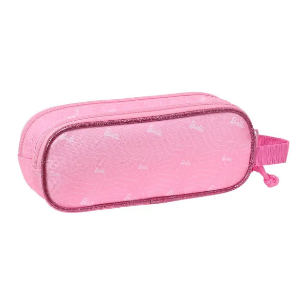 Двойной пенал Barbie Girl Розовый 21 x 8 x 6 cm