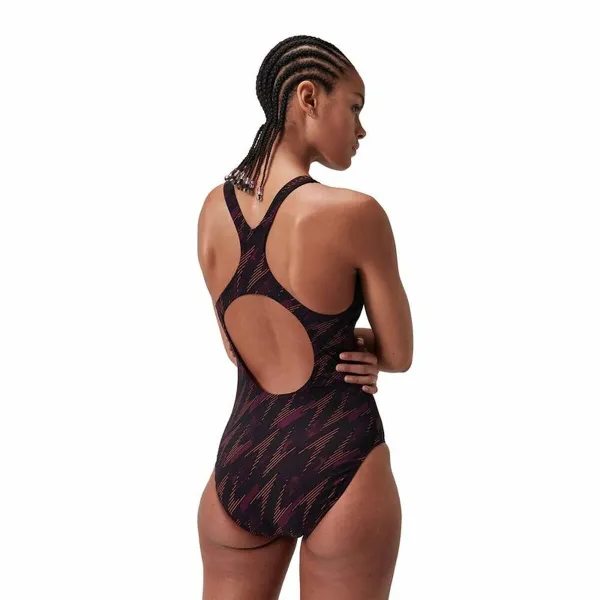 Naisten uimapuku Speedo Hyperboom Allover Oranssi