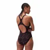 Women’s Bathing Costume Speedo Hyperboom Allover Orange