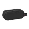 Двойной пенал F.C. Barcelona Black Чёрный 21 x 8 x 6 cm