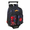 Reppu pyörillä Spider-Man Attack Musta 27 x 33 x 10 cm