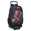Reppu pyörillä Spider-Man Attack Musta 32 x 44 x 16 cm