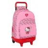 Reppu pyörillä Hello Kitty Pinkki 33 x 45 x 22 cm