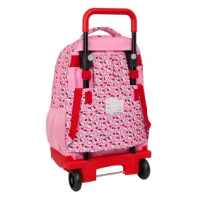 Mokyklinė kuprinė su ratukais Hello Kitty Rožinė 33 x 45 x 22 cm